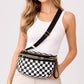 Madeline Love Black Checkered Pattern Crossbody Bag - Bags & Wallets