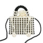 Madeline Love Black, Gold Pearl Box Top Handle Crossbody Bag - Bags & Wallets - extra