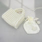 Madeline Love Cream, Gold Pearl Box Top Handle Crossbody Bag - Bags & Wallets - extra