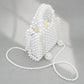 Madeline Love Rhodium, White Pearl Box Top Handle Crossbody Bag - Bags & Wallets - extra