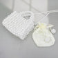 Madeline Love Rhodium, White Pearl Box Top Handle Crossbody Bag - Bags & Wallets - extra