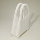 Madeline Love Rhodium, White Pearl Beaded Top Handle Handbag - Bags & Wallets - desc