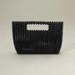 Madeline Love Black Pearl Beaded Open Top Handbag - Bags & Wallets