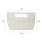 Madeline Love Rhodium, White Pearl Beaded Open Top Handbag - Bags & Wallets - extra