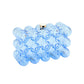 Madeline Love Blue, Clear Bubble Celluloid Acetate Transparent Box Clutch Crossbody Bag - Bags & Wallets - desc