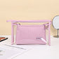 Madeline Love Lavender 2PCS - Double Layer Makeup Pouch Bags - Beauty & Cosmetics