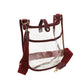 Madeline Love Clear, Purple Transparent Crossbody Bag - Bags & Wallets - desc