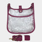 Madeline Love Clear, Purple Transparent Crossbody Bag - Bags & Wallets - extra
