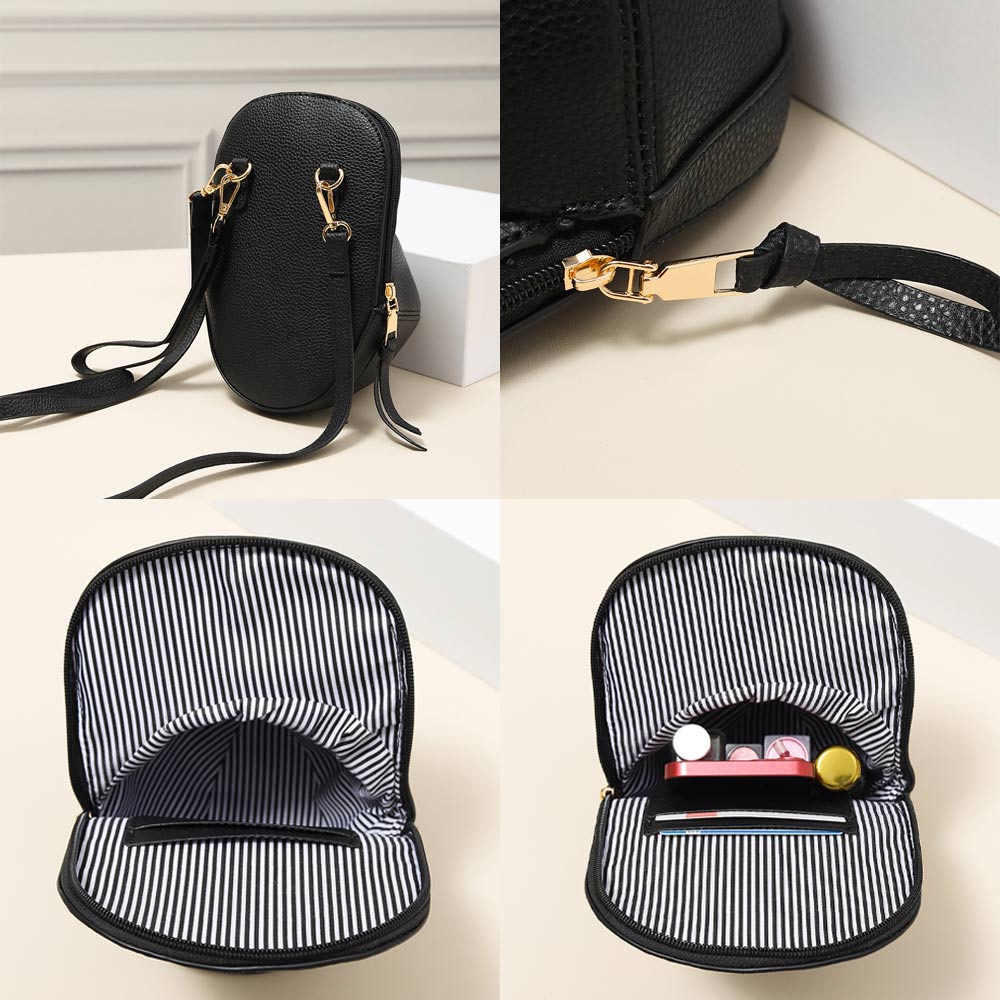 Madeline Love Orange Solid Faux Leather Baseball Cap Crossbody Bag - Bags & Wallets - desc