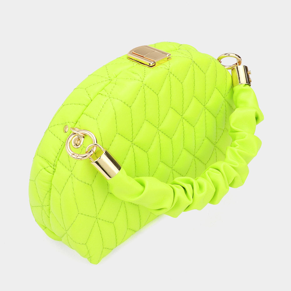 Madeline Love Red Quilted Solid Tote / Crossbody Bag - Bags & Wallets - extra