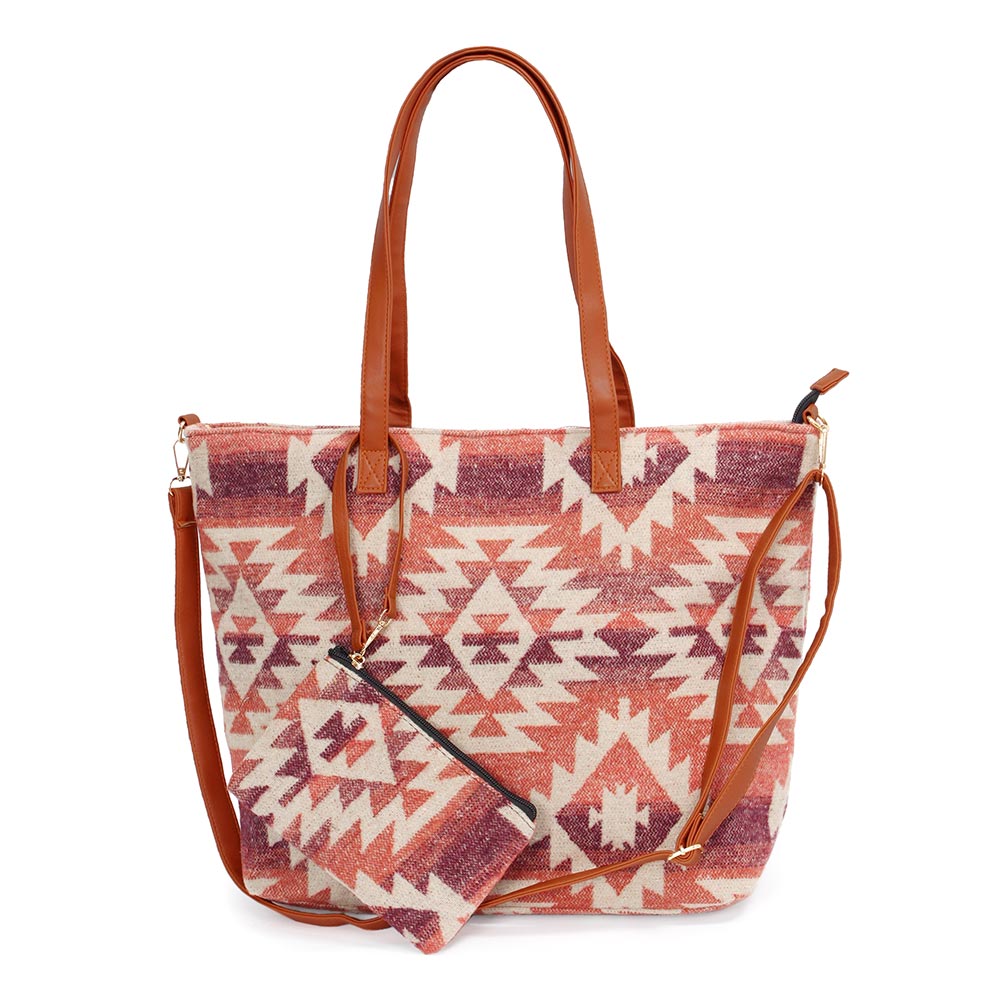 Madeline Love Red Western Weekend Tote Bag - Bags & Wallets - desc