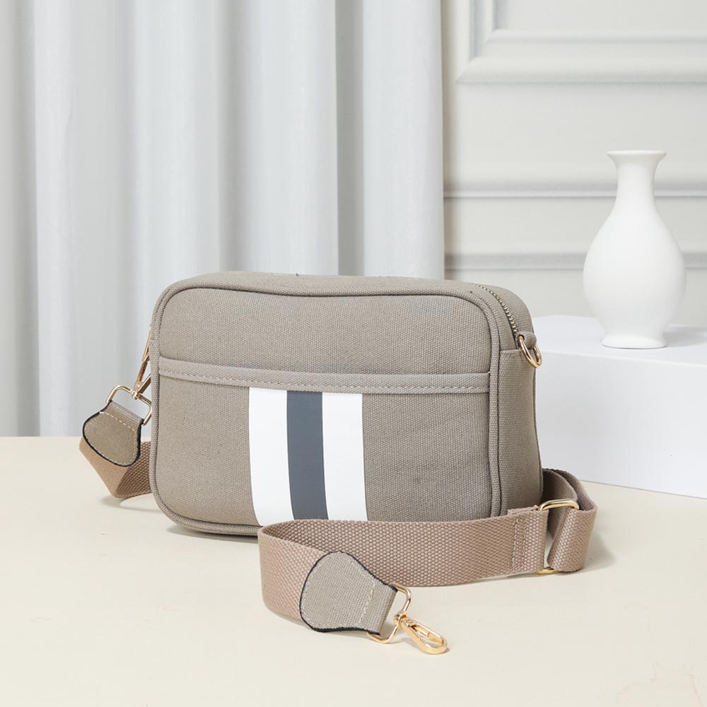 Madeline Love Gray Color Block Crossbody Bag - Bags & Wallets