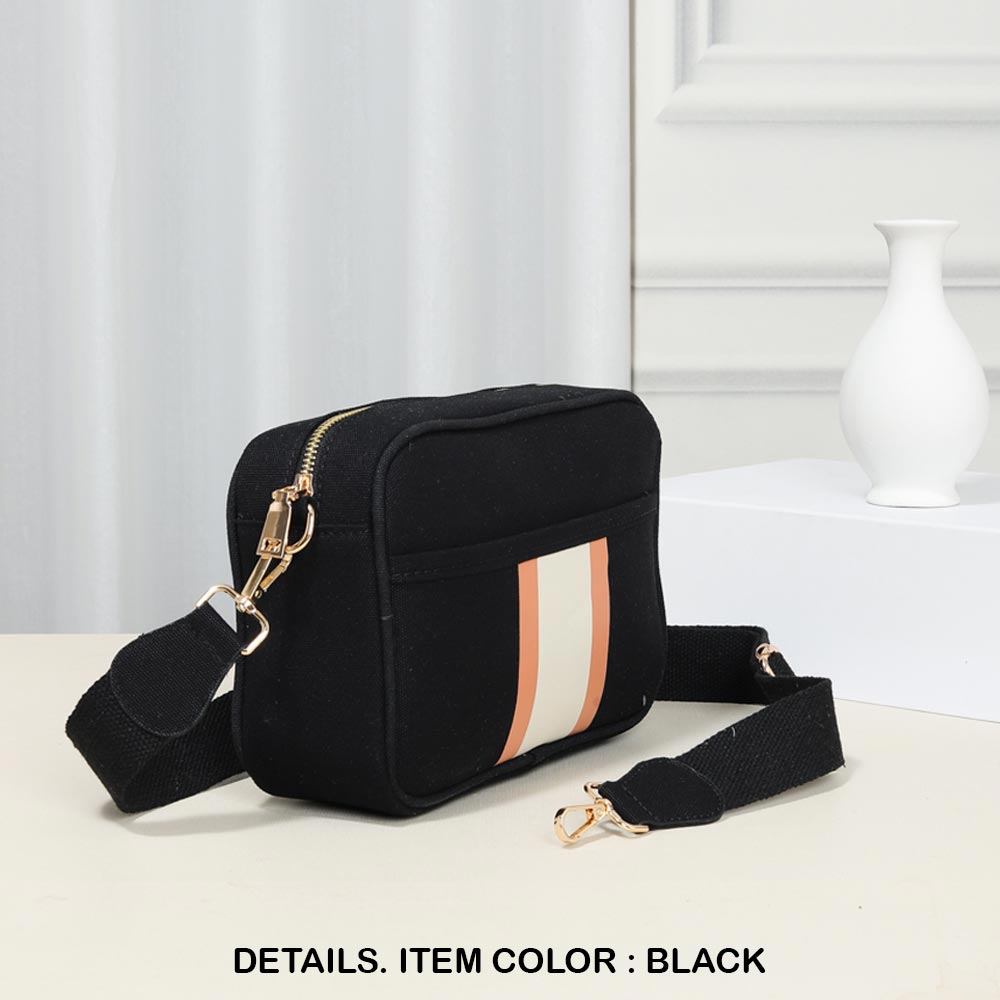 Madeline Love Ivory Color Block Crossbody Bag - Bags & Wallets - desc