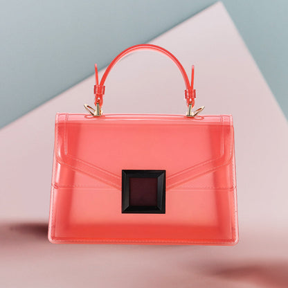 Madeline Love Red Solid Jelly Tote / Crossbody Bag - Bags & Wallets