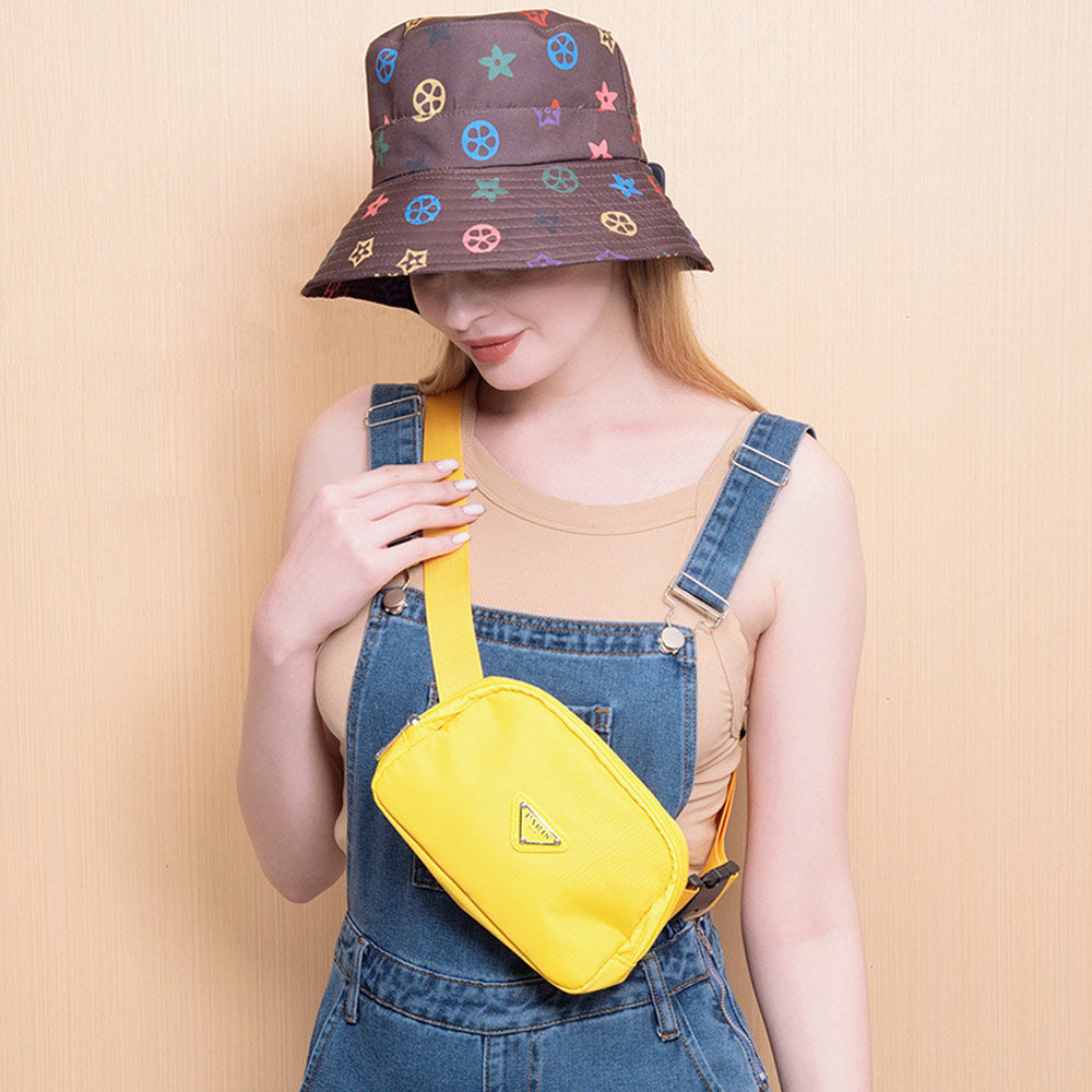 Madeline Love Mustard Solid Sling Bag / Fanny Pack / Belt Bag - Bags & Wallets