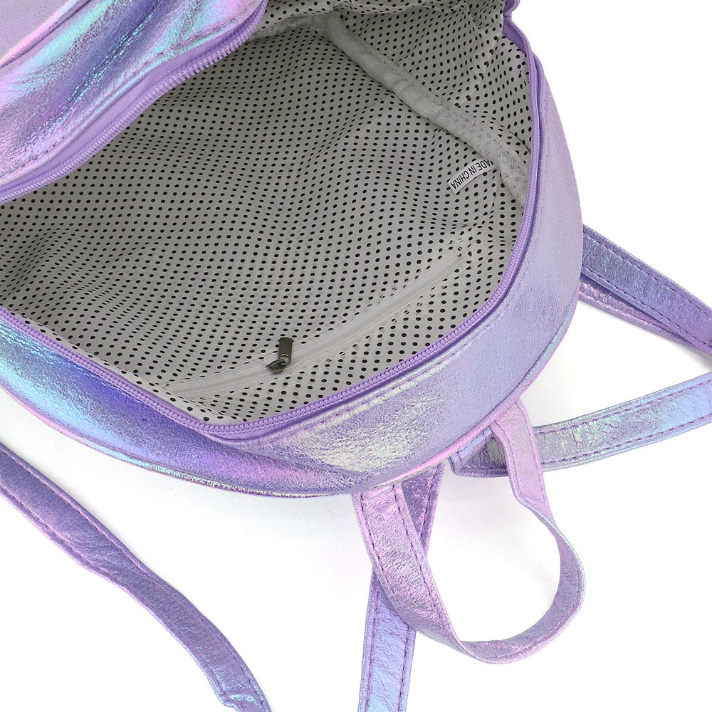 Madeline Love Pink Fuzzy Unicorn Metallic Backpack Bag - Bags & Wallets - extra