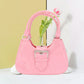 Madeline Love Pink Buckle Pointed Jelly Shoulder Bag / Hand Bag - Bags & Wallets
