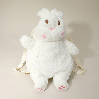 Madeline Love White Kids Rabbit Plush Doll Backpack Bag - Bags & Wallets