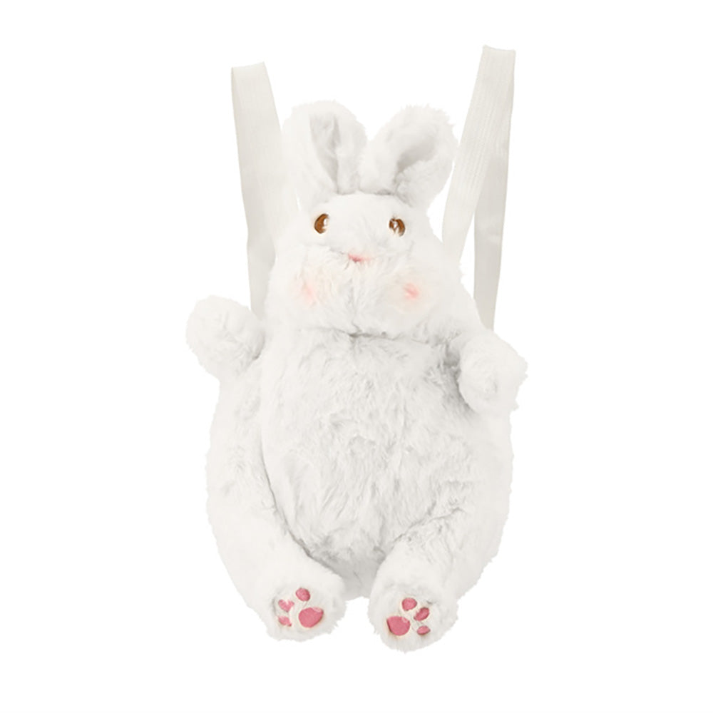 Madeline Love White Kids Rabbit Plush Doll Backpack Bag - Bags & Wallets - extra