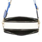 Madeline Love Burgundy, White Game Day Two Tone Faux Leather Rectangle Crossbody Bag - Bags & Wallets - extra