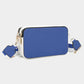 Madeline Love Red, Red&White, White Game Day Two Tone Faux Leather Rectangle Crossbody Bag - Bags & Wallets - extra