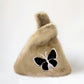 Madeline Love Brown Fluffy Faux Fur Butterfly Slouchy Tote Bag - Bags & Wallets