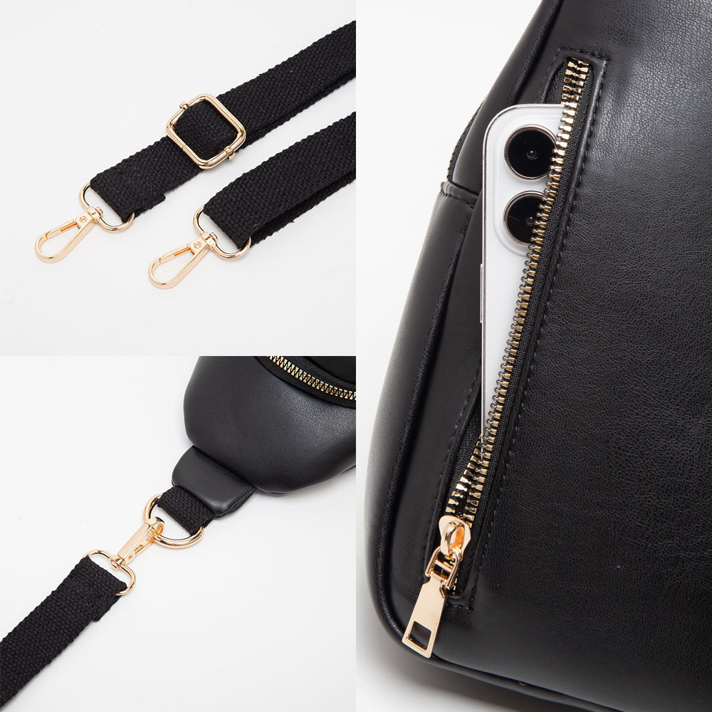 Madeline Love Ivory Faux Leather Sling Bag - Bags & Wallets - extra