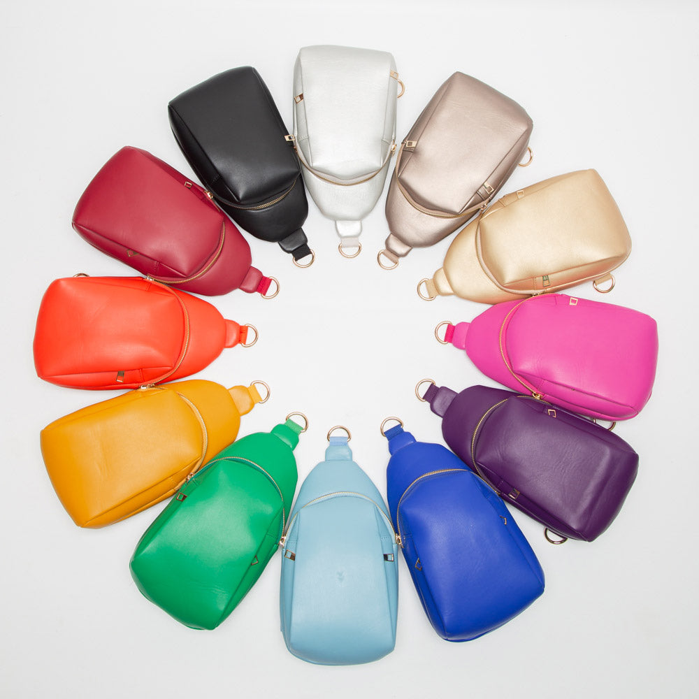 Madeline Love Silver Faux Leather Sling Bag - Bags & Wallets - extra