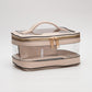 Madeline Love Beige, Clear Transparent Portable Makeup Bag / Travel Bag - Beauty & Cosmetics