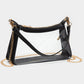 Madeline Love Black, Clear Transparent Hand Bag / Baguette Bag / Crossbody Bag - Bags & Wallets - desc