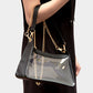 Madeline Love Clear, Red Transparent Hand Bag / Baguette Bag / Crossbody Bag - Bags & Wallets - desc