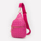 Madeline Love Fuchsia Faux Braided Leather Sling Bag - Bags & Wallets