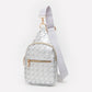Madeline Love Silver Faux Braided Leather Sling Bag - Bags & Wallets