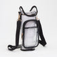 Madeline Love Black, Clear Transparent Tumbler Carrier Holder Crossbody Bag - Bags & Wallets