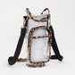 Madeline Love Clear, Leopard Transparent Tumbler Carrier Holder Crossbody Bag - Bags & Wallets
