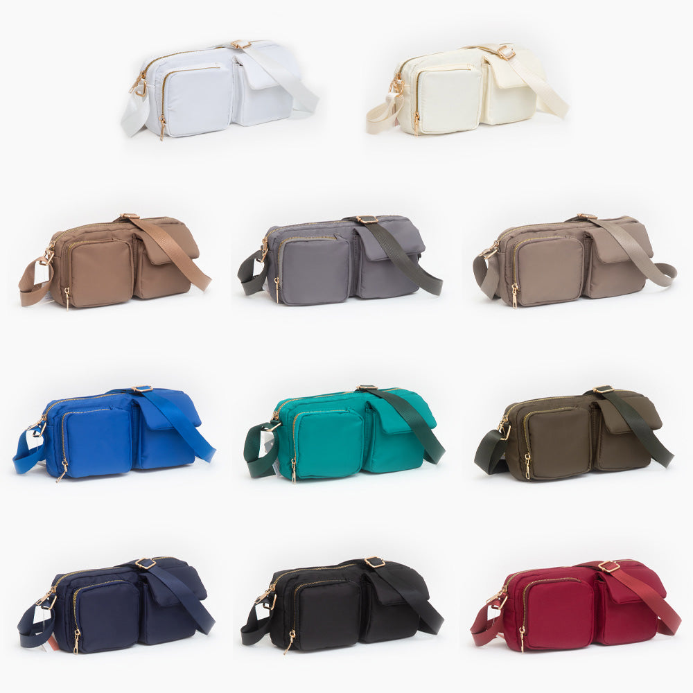 Madeline Love Burgundy Small Utility Crossbody Bag - Bags & Wallets - desc