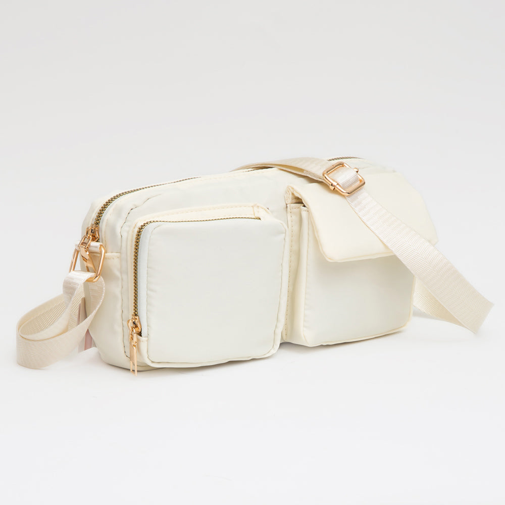 Madeline Love Ivory Small Utility Crossbody Bag - Bags & Wallets