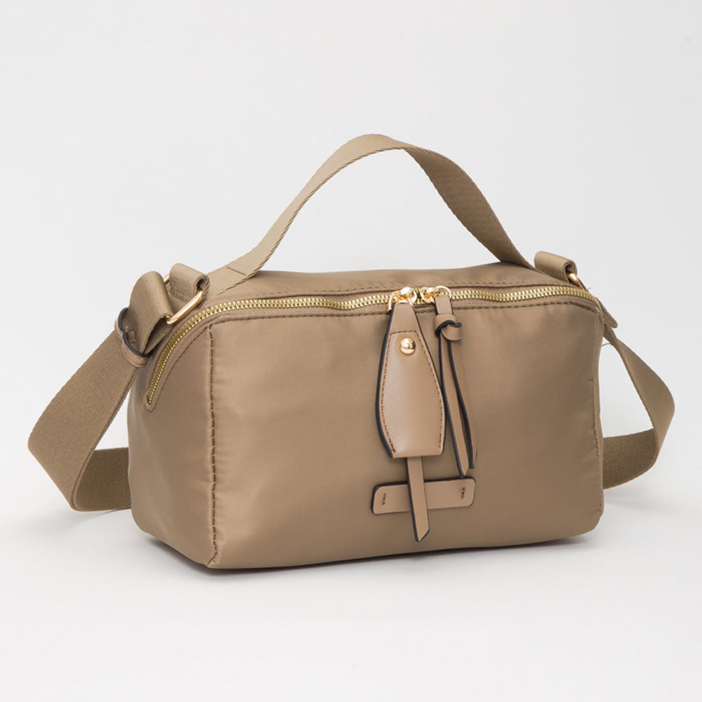 Madeline Love Taupe Compact Lightweight Everyday Crossbody Bag - Bags & Wallets