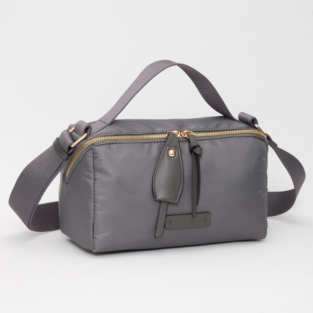 Madeline Love Gray Compact Lightweight Everyday Crossbody Bag - Bags & Wallets