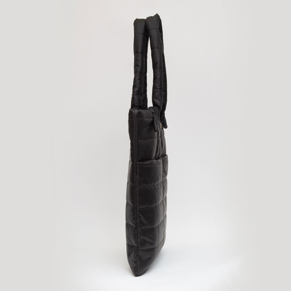 Madeline Love Olive Green Soft Padded Quilted Tote Bag - Bags & Wallets - desc