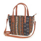 Madeline Love Brown Ethnic Patterned Tote / Crossbody Bag - Bags & Wallets - desc