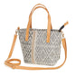 Madeline Love Gray Ethnic Patterned Tote / Crossbody Bag - Bags & Wallets - desc