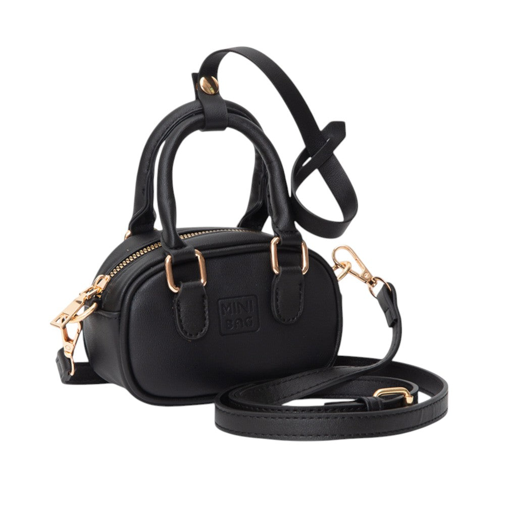 Madeline Love Black Faux Leather Bag Charm / Mini Bag / Crossbody Bag - Bags & Wallets - desc