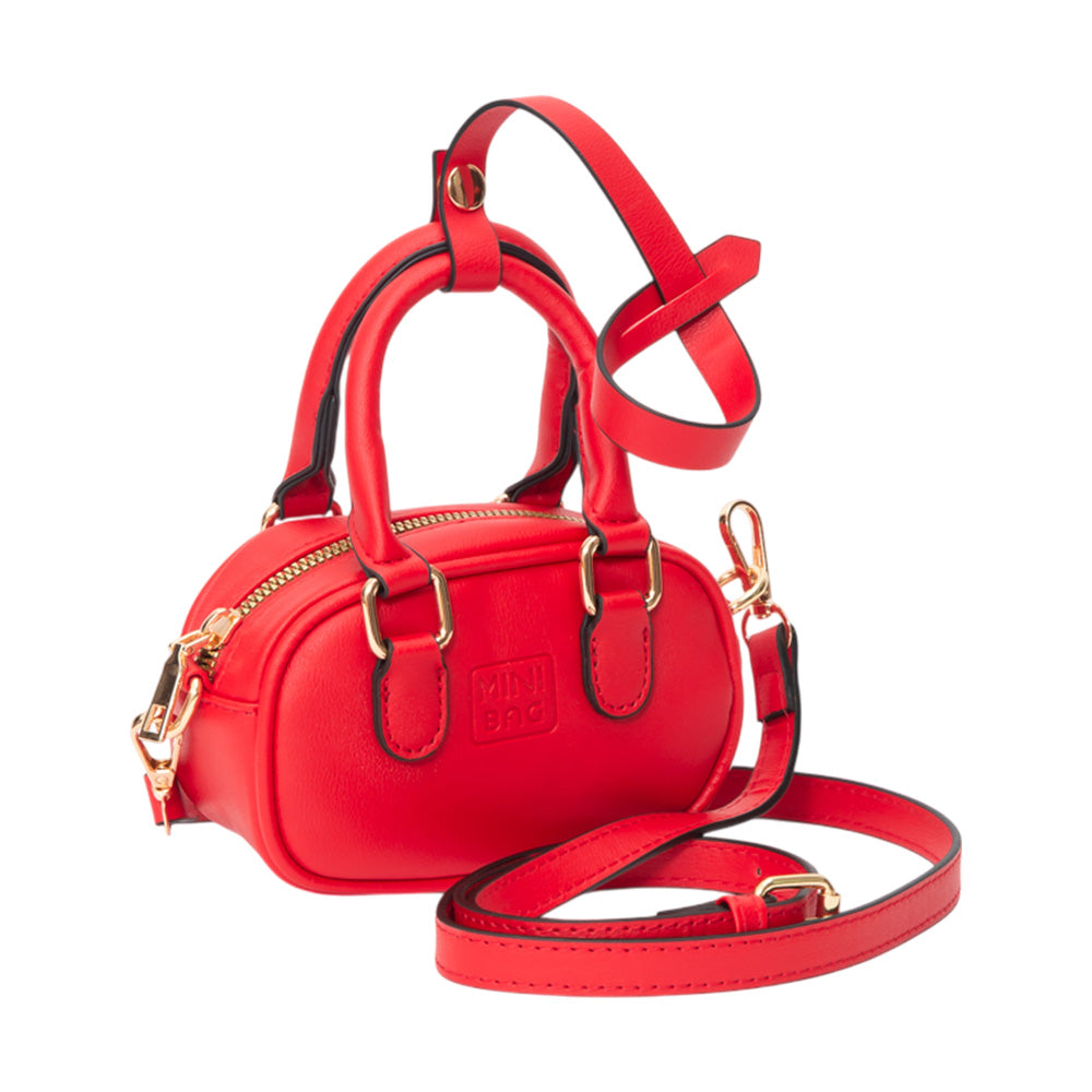 Madeline Love Red Faux Leather Bag Charm / Mini Bag / Crossbody Bag - Bags & Wallets - desc