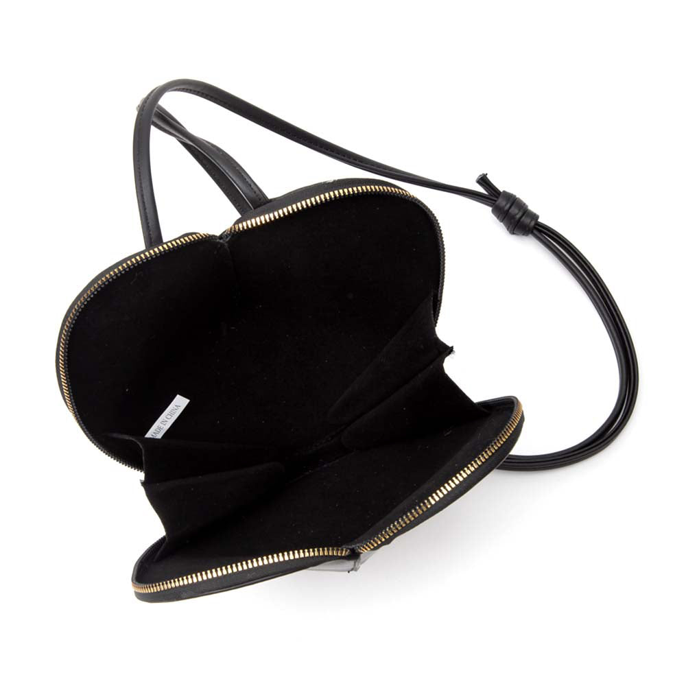 Madeline Love Gold Faux Leather Heart Shaped Crossbody Bag - Bags & Wallets - extra