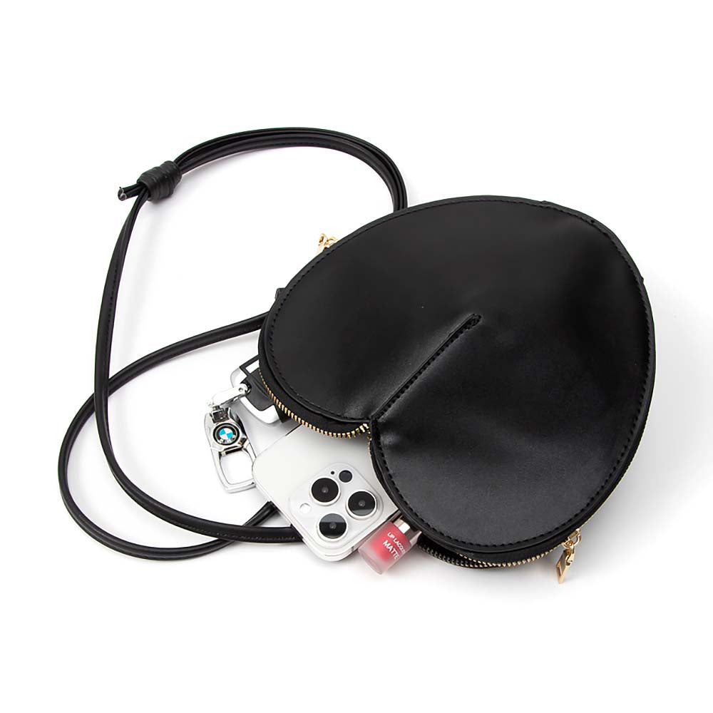 Madeline Love Red Faux Leather Heart Shaped Crossbody Bag - Bags & Wallets - extra