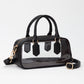 Madeline Love Black, Clear Transparent Structured Top Handle Handbag / Crossbody Bag - Bags & Wallets