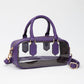Madeline Love Clear, Purple Transparent Structured Top Handle Handbag / Crossbody Bag - Bags & Wallets