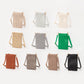 Madeline Love Gray Faux Leather Woven Small Crossbody Bag - Bags & Wallets - extra