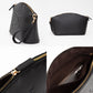 Madeline Love Beige Faux Leather THE MAKE UP BAG Message Pouch Bag Beauty Organizer Bag - Beauty & Cosmetics - desc